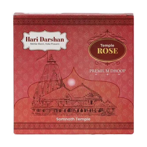 Hari Darshan Dhoopbatti Temple Rose Premium 